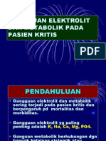 Gangguan Elektrolit Dan Metabolik Pada Pasien Kritis A