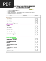NIMH Vocational Assessment System | PDF | Disability | Vocational Education