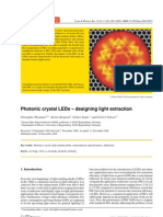 Photonic Crystal LEDs - Designing Light Extraction