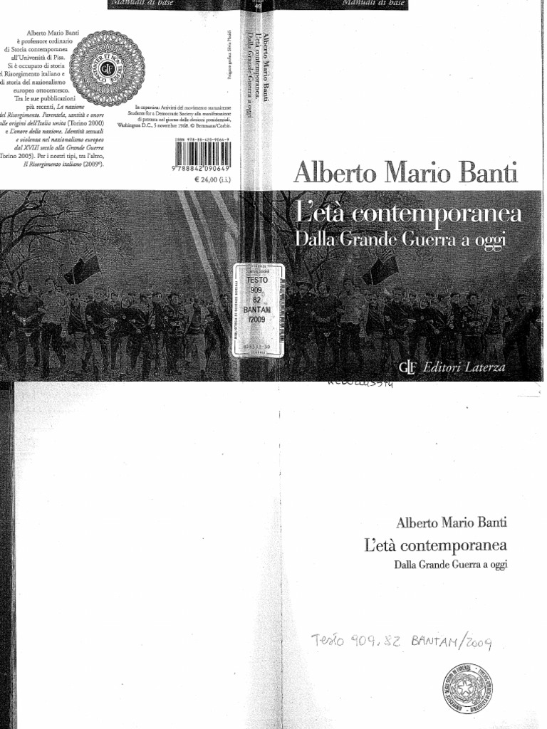 L Età Contemporanea Dalla Grande Guerra A Oggi