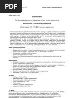 Download Job Announcement Receptionist  by Swiss Consulate New York SN147429470 doc pdf