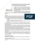 APLICACIONES DE MEDIDA DE SEGURIDAD EN LA MOVILIZACIÓN DEL PACIENTE