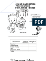 Evaluacion Diagnostica 1ro. b