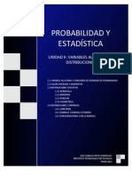 Probabilidad y estadística: variables aleatorias y distribuciones