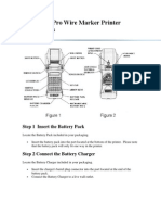 Brady I.D. Pro Wire Marker Printer Instructions: Step 1 Insert The Battery Pack