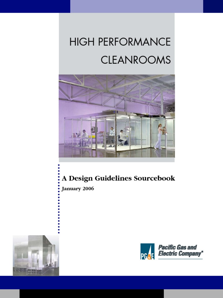 Cleanroom Design Efficiency Guidelines | PDF