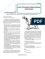 Let's Compare Dairy Goats and Cows: Curtis W. Richardson