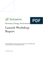 3E Launch Meeting Report