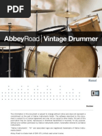 Download Abbey Road Vintage Drummer Manual English by savadious SN147482996 doc pdf