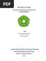 Download Analisa Kualitatif Dan Kuantitatif Karbohidrat by Mega_Desyanti SN147498064 doc pdf