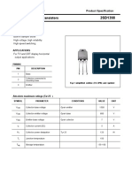 Silicon NPN Power Transistors: Savantic Semiconductor Product Specification