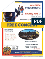 Free Concert for Public Schools 2013