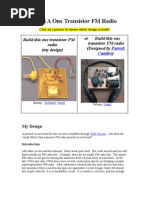 1 Transistor FM Radio