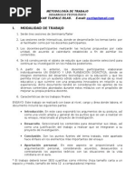 Metodologia de Trabajo Des. Tecnologico