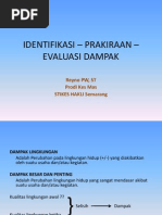 Download AMDAL 6 - IDENTIFIKASI  PRAKIRAAN  EVAL UASI DAMPAK by Eko Yudistiro SN147530582 doc pdf