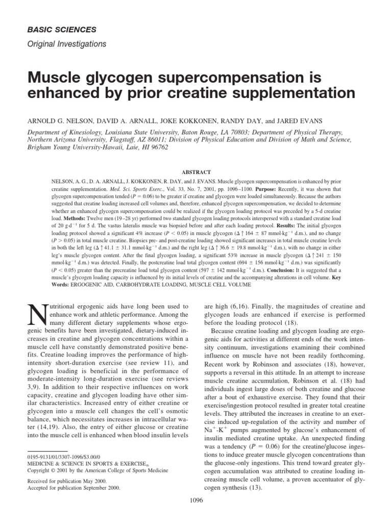 Muscle Glycogen Is PDF Glycogen Muscle