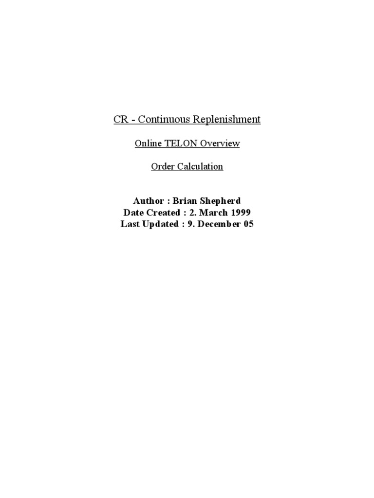 Online Telon Overview | PDF | Input/Output | Variable (Computer Science)