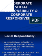 2.CORPORATE SOCIAL RESPONSIBILITY & CORPORATE RESPONSIVENESS