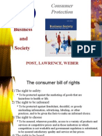 Business and Society: Consumer Protection