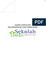 Garis Panduan Pelaksanaan Dan Penilaian Sekolah Lestari Anugerah Alam Sekitar