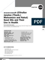 Chapter 136 - Watermelon (Citrullus Lanatus (Thunb.) Matsumura and Nakai) Seed Oils Pages 1149-1157