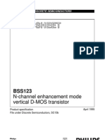 Data Sheet: N-Channel Enhancement Mode Vertical D-MOS Transistor
