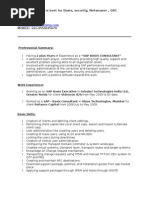 Sample Basis Resume