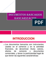 Documentos Bancarios - Operaciones Pasivas