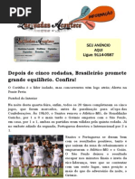 Depois de cinco rodadas, Brasileirão promete grande equilíbrio. Confira!