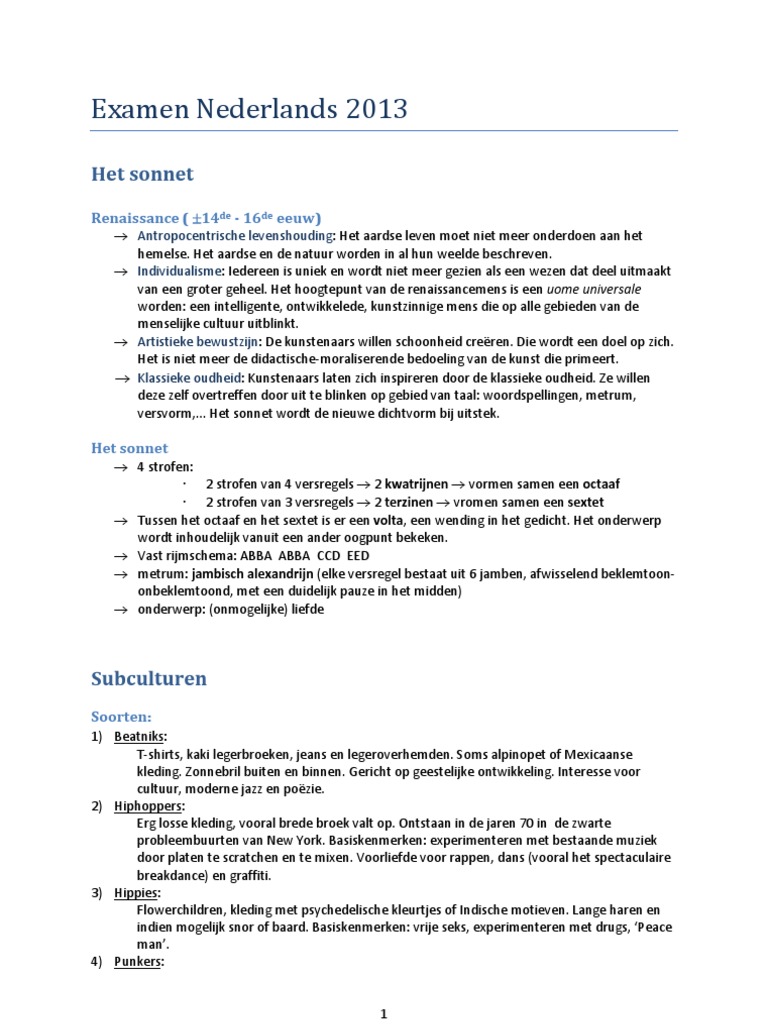 Examen Nederlands 2013 (2)