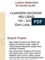 Pemikiran Ekonomi Abu Ubaid