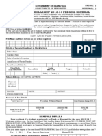 Pre Matric Scholarship 2013 Form PDF