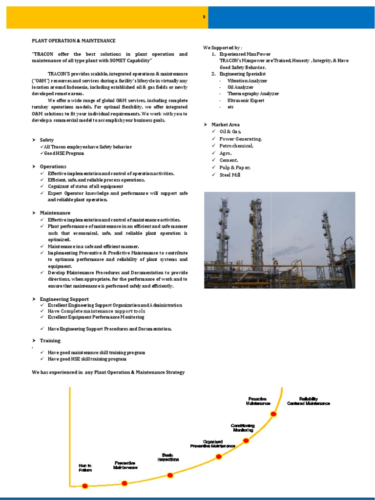 Comprehensive Plant O&M Solutions | PDF | Air Traffic Control | Maintenance