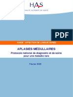 Aplasie Medullaire HAS Fev 2009
