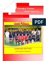 Rimini Pallavolo Rassegna Stampa 2012-13 Campionato Regionale Serie C Femminile Rimini Italia