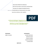 Instrumentos Financieros