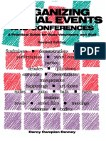 Organizing Special Events and Conferences by Darcy Devney