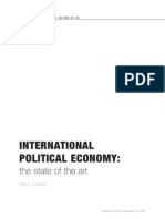 International Political Economy:: The State of The Art