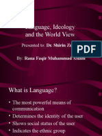 Language, Ideology and the World view by