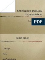 Sonification and Data Representation: John E. Bower Department of Music