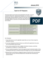 Proposition 30's Impact On California Taxpayers