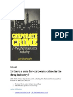Corporate Crime in The Pharmaceutical Industry