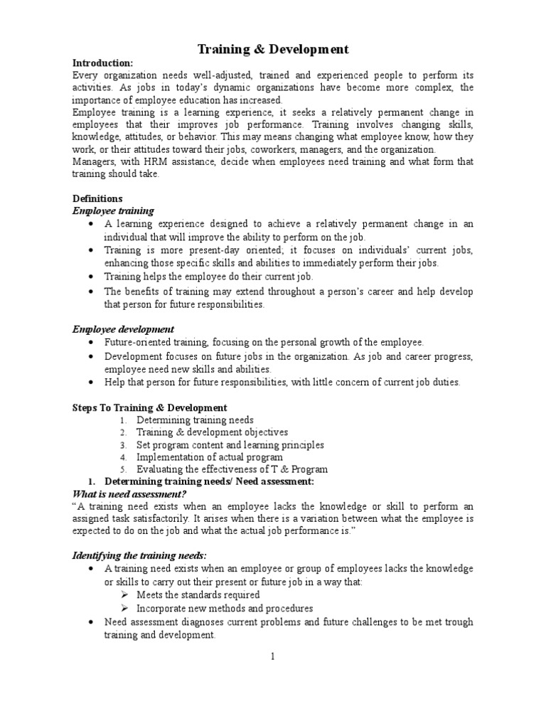Employee Training