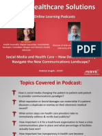 Health Care and Social Media - How Does The Industry Navigate The New Landscape?