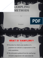 Sampling Methods: Senjuti