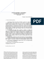 NORA Entre Memoria e Historia a Problematica Dos Lugares