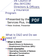 D&O Webinar Slideshow April 2009