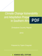 Climate Change Adaptation Preparedness in Southern Africa: Zimbabwe Country Report