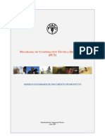 Standard Project Document Format TCP Spanish