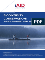 Biodiversity Conservation:: A Guide For Usaid Staff and Partners